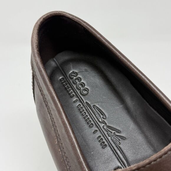 Ecco S Lite Moc Loafers Mens 10 - 10.5 EU 44 Brown Leather Slip On Comfort Shoes main image 16